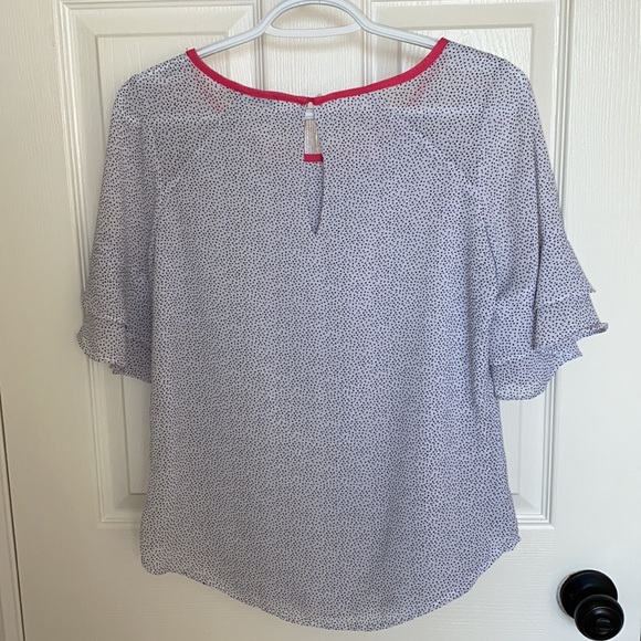Ricki’s | Woman’s Bell Sleeve Polka Dot Blouse - Size XS - Picture 2 of 6